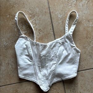 White Corset Top